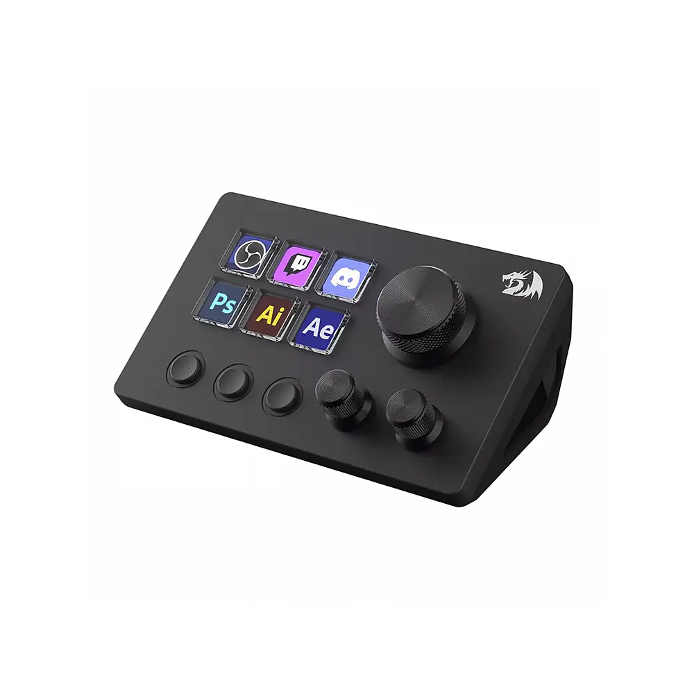 Controlador de Streaming Redragon SS-551 SKYRIDER, 6 Teclas, 3 Perillas 1