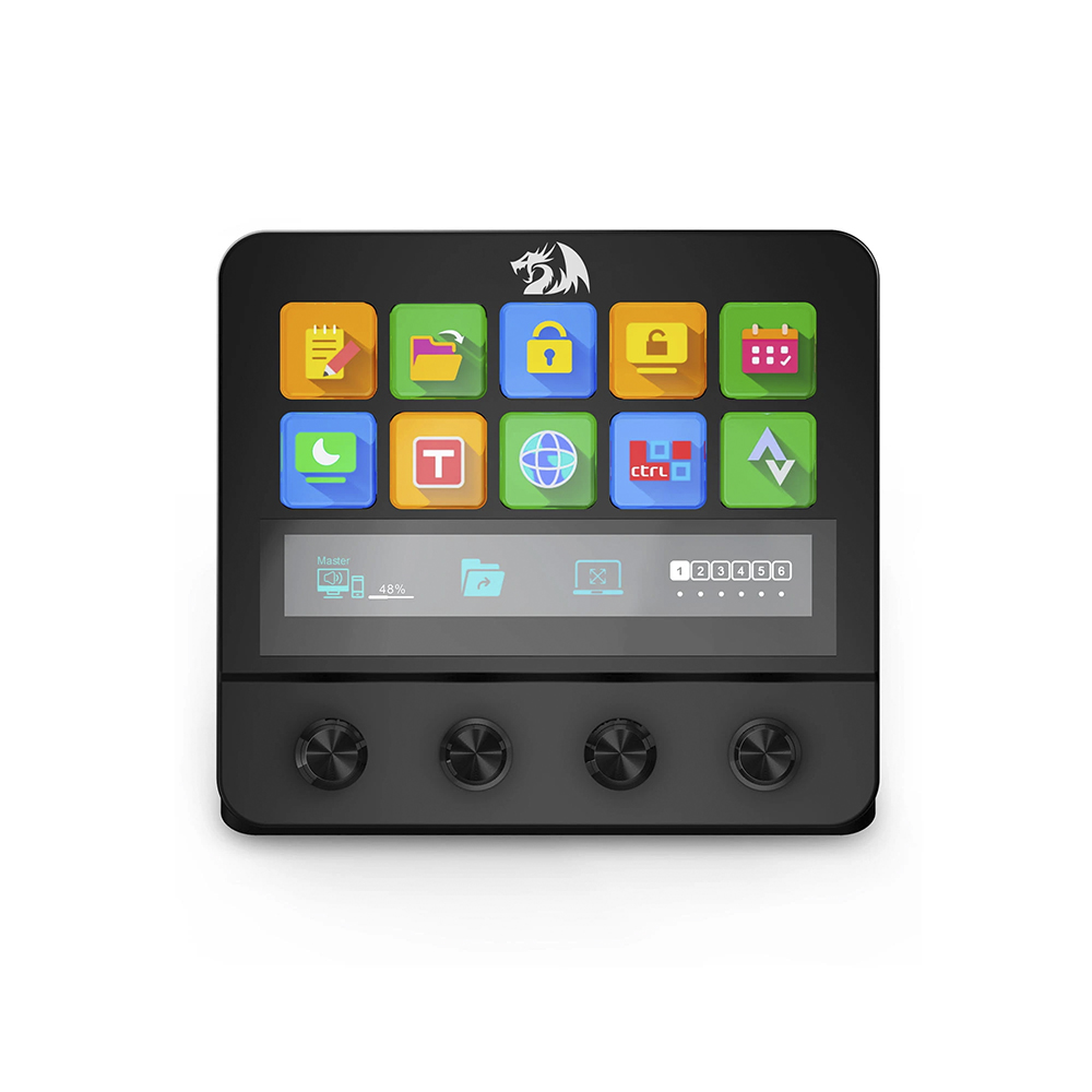 Controlador de Streaming Redragon SS-552 RAGNAROS, 10 Teclas, 6 Perillas 2