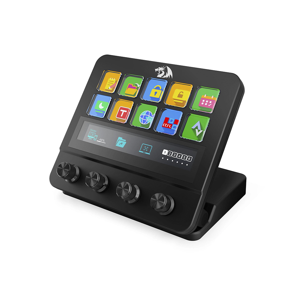 Controlador de Streaming Redragon SS-552 RAGNAROS, 10 Teclas, 6 Perillas 1