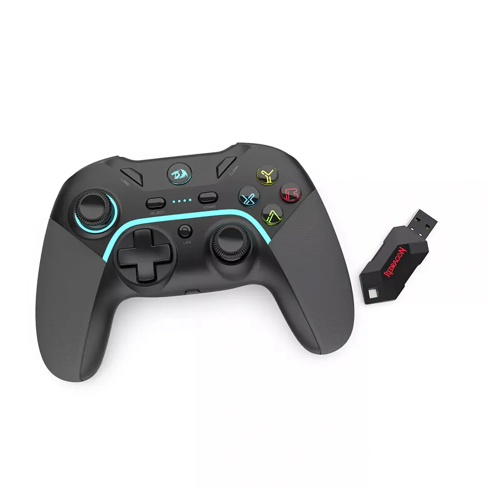 Control inalámbrico Multiplataforma Redragon G808 Harrow Pro, Color Negro 3