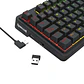 Teclado (ES) Gamer Redragon Ucal Pro K673, inalámbrico, Switch Rojo, Color Negro - Miniatura 5