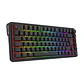 Teclado (ES) Gamer Redragon Ucal Pro K673, inalámbrico, Switch Rojo, Color Negro - Miniatura 2