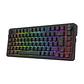 Teclado (ES) Gamer Redragon Ucal Pro K673, inalámbrico, Switch Rojo, Color Negro - Miniatura 3