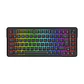Teclado (ES) Gamer Redragon Ucal Pro K673, inalámbrico, Switch Rojo, Color Negro - Miniatura 1