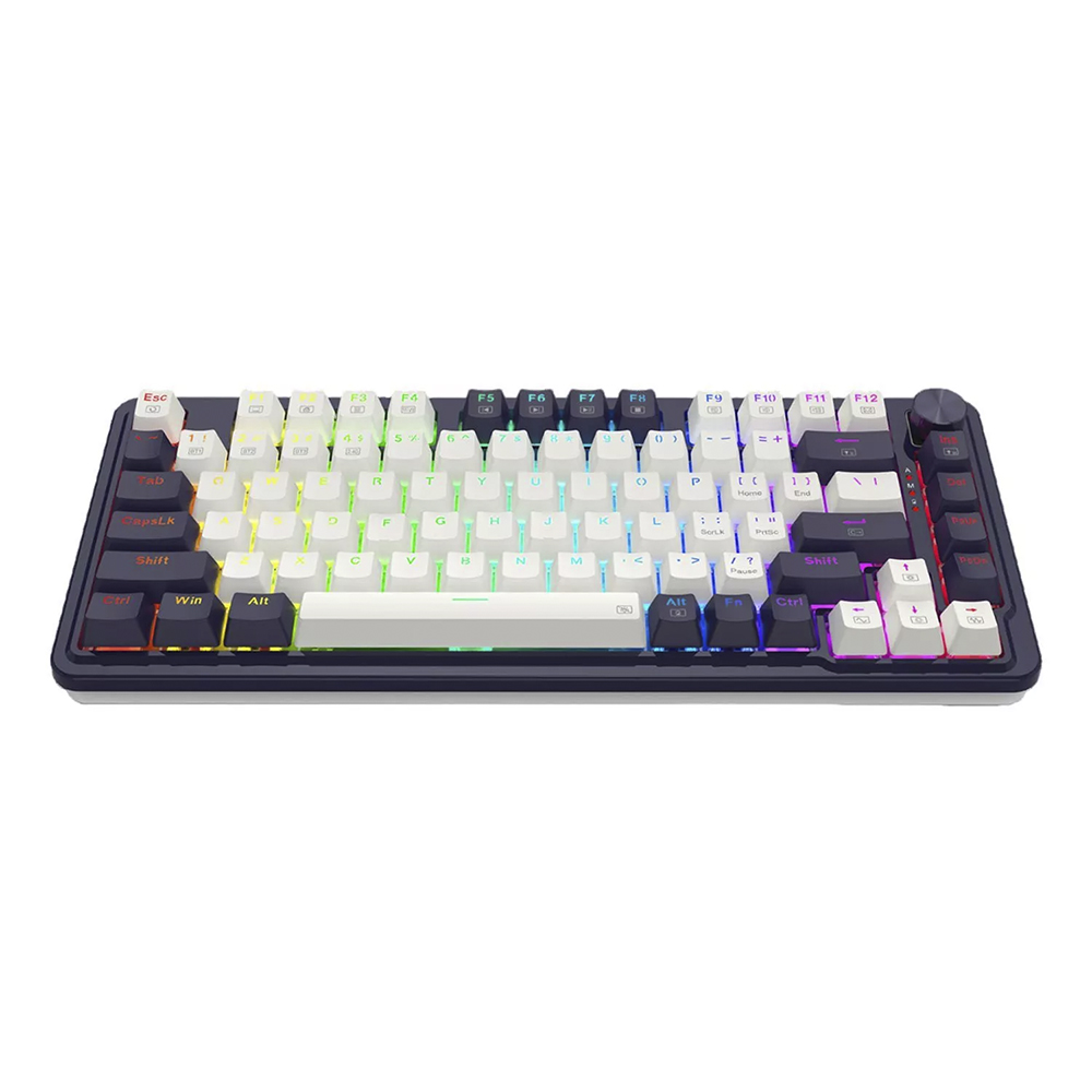 Teclado (EN) Gamer Redragon Ucal Pro K673, inalámbrico, Switch Rojo, Color Negro y Blanco 4