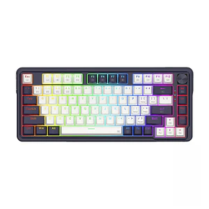 Teclado (EN) Gamer Redragon Ucal Pro K673, inalámbrico, Switch Rojo, Color Negro y Blanco