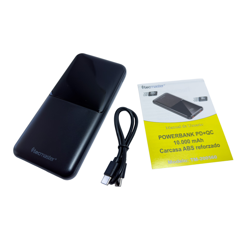 Cargador Batería Externa Power Bank 10.000 mah Tecmaster TM-200560 3