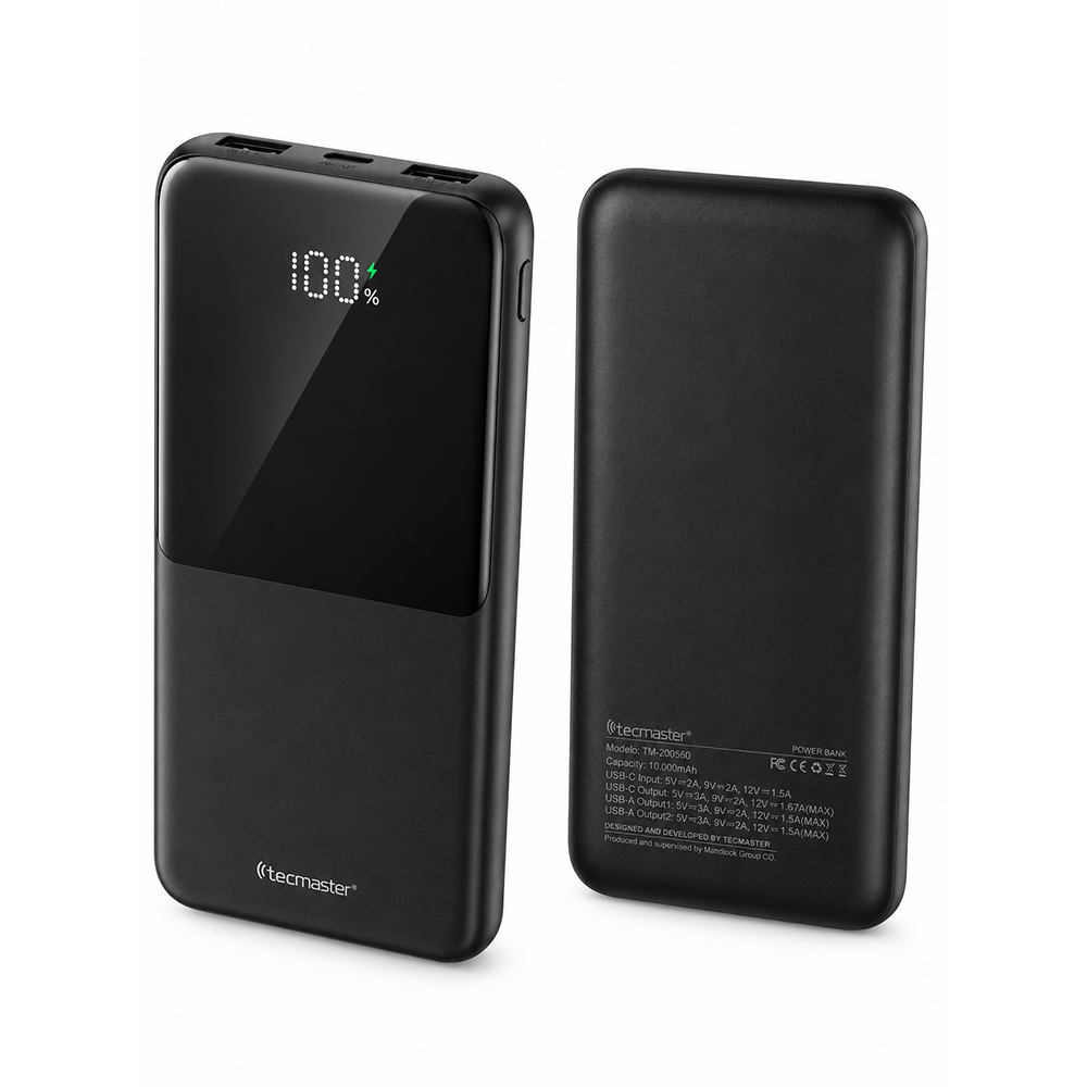Cargador Batería Externa Power Bank 10.000 mah Tecmaster TM-200560 2