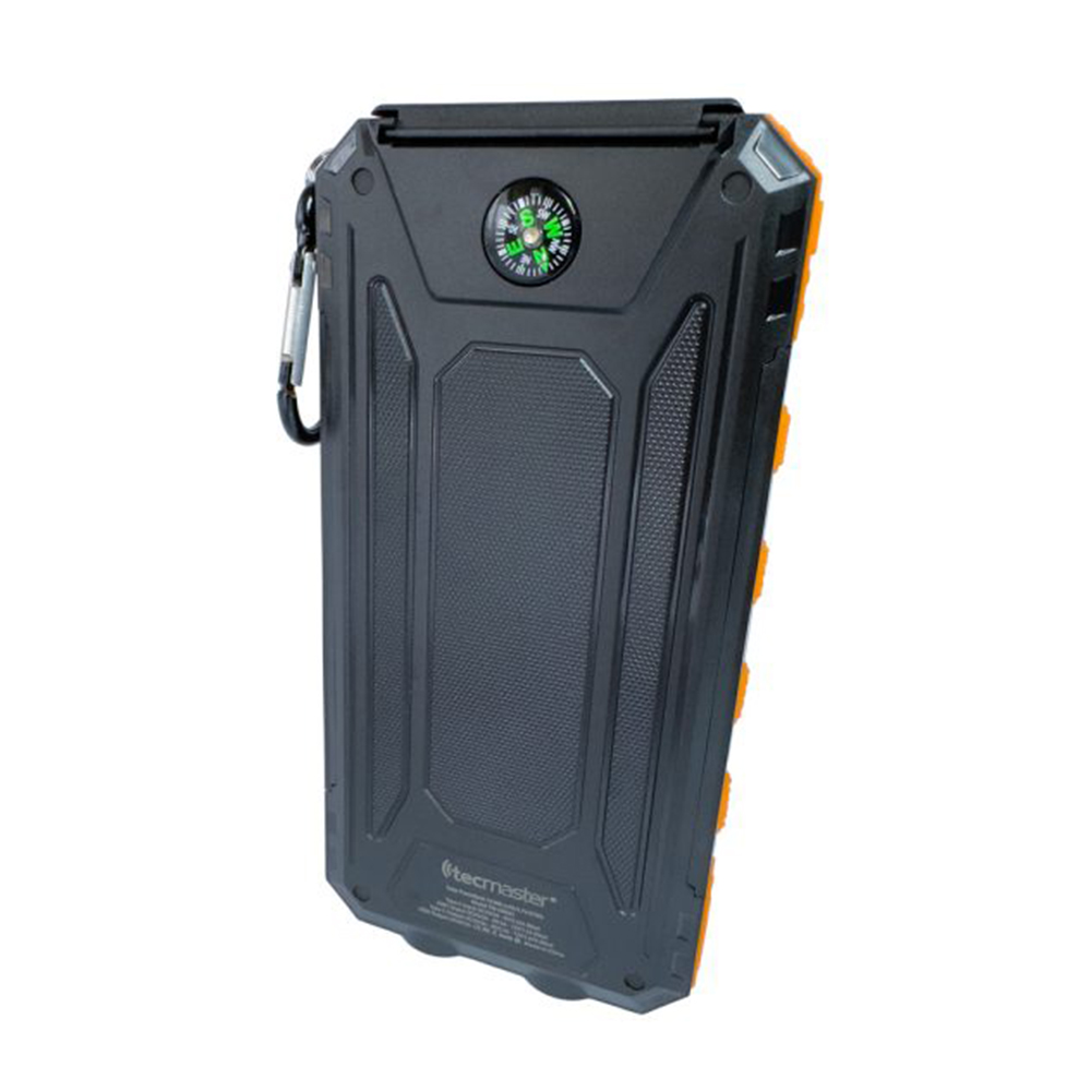 Cargador Batería Externa Power Bank Tecmaster TM-200561 Solar Outdoor 10.000 mah PD20W QC3.0-18W 2