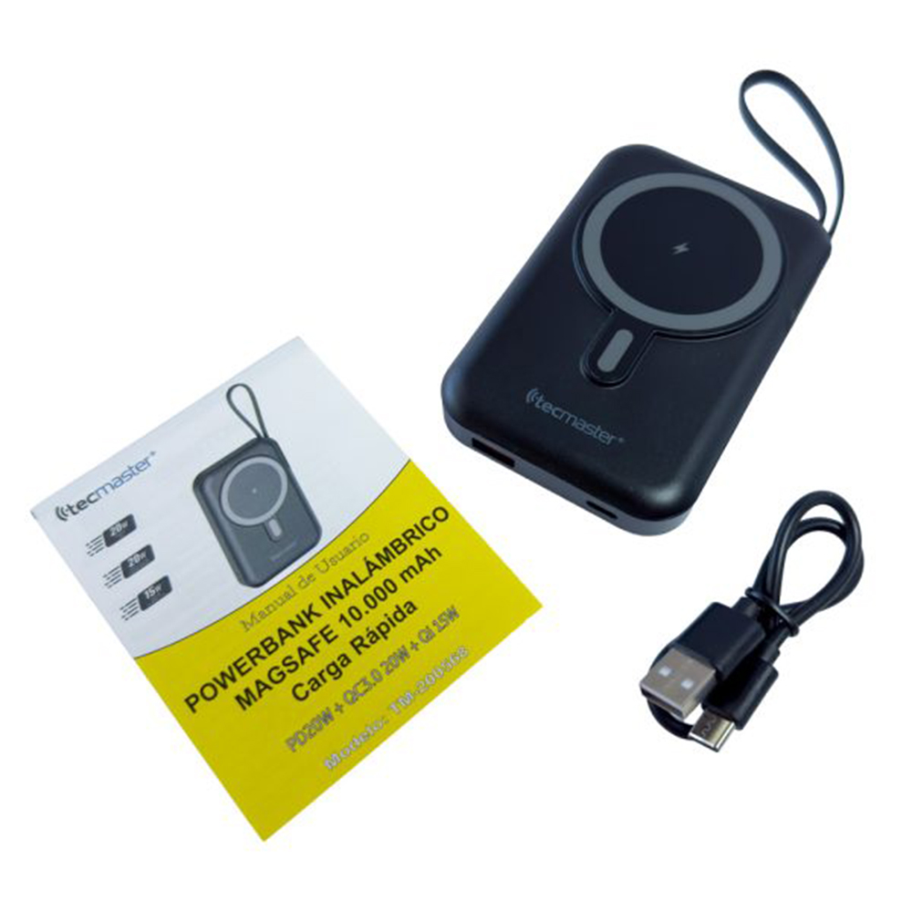 Cargador Batería Externa Power Bank Magsafe 10.000 mah Tecmaster TM-200568 4