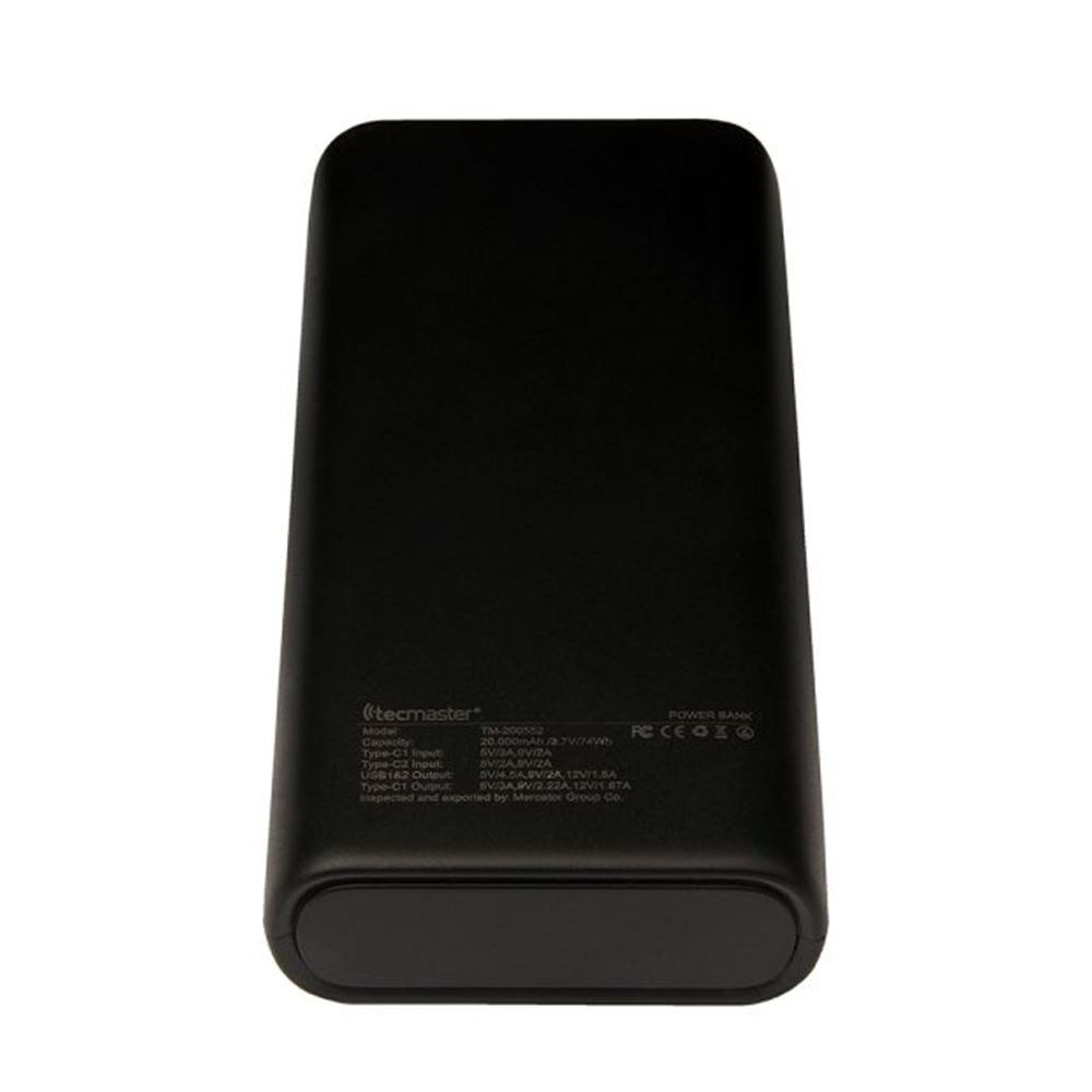 Cargador Batería Externa Power Bank 20.000 mah PD20W Tecmaster TM-200552 3