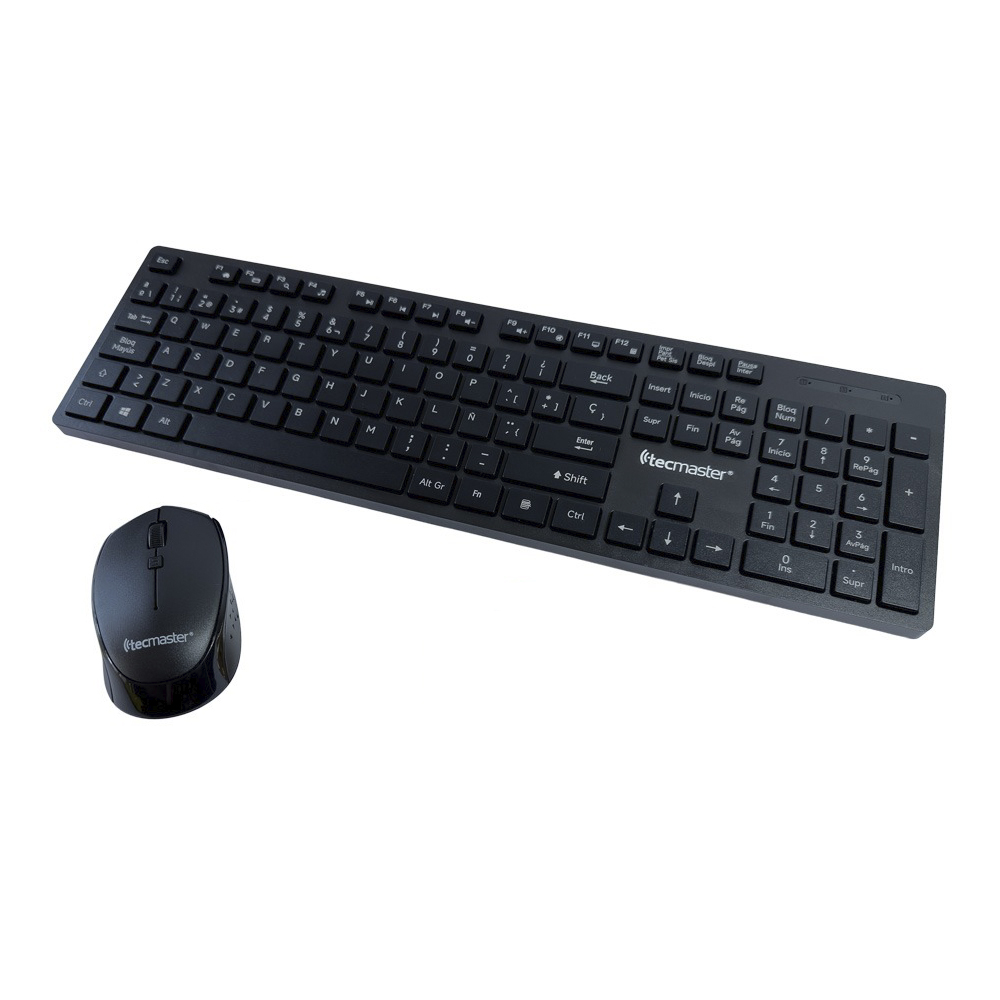 Combo Teclado (ES) + Mouse inalámbrico 2.4 GHz Tecmaster TM-100568 1
