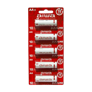 Pila Alcalina Aiwa AAA Tira de 5 Unidades