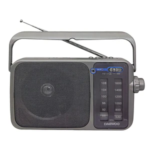 Radio Portátil Daewoo DI-T220 Bluetooth 5.0 AM/FM USB Micro SD Recargable