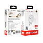 Cargador de Pared Motomo GaN 65W Triple Puerto USB-C + USB-C + USB-A Power Delivery con Cable USB-C - Miniatura 4