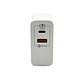 Cargador de Pared Motomo PD006 65W USB-C + USB-A Power Delivery Carga Rápida - Miniatura 3