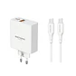 Cargador de Pared Motomo PD006 65W USB-C + USB-A Power Delivery Carga Rápida - Miniatura 1