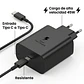 Cargador de Pared Motomo LS-45 PD 45W USB-C Power Delivery con Cable Tipo C - Miniatura 3