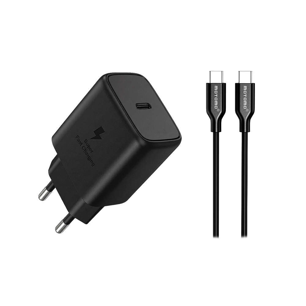Cargador de Pared Motomo LS-45 PD 45W USB-C Power Delivery con Cable Tipo C 1
