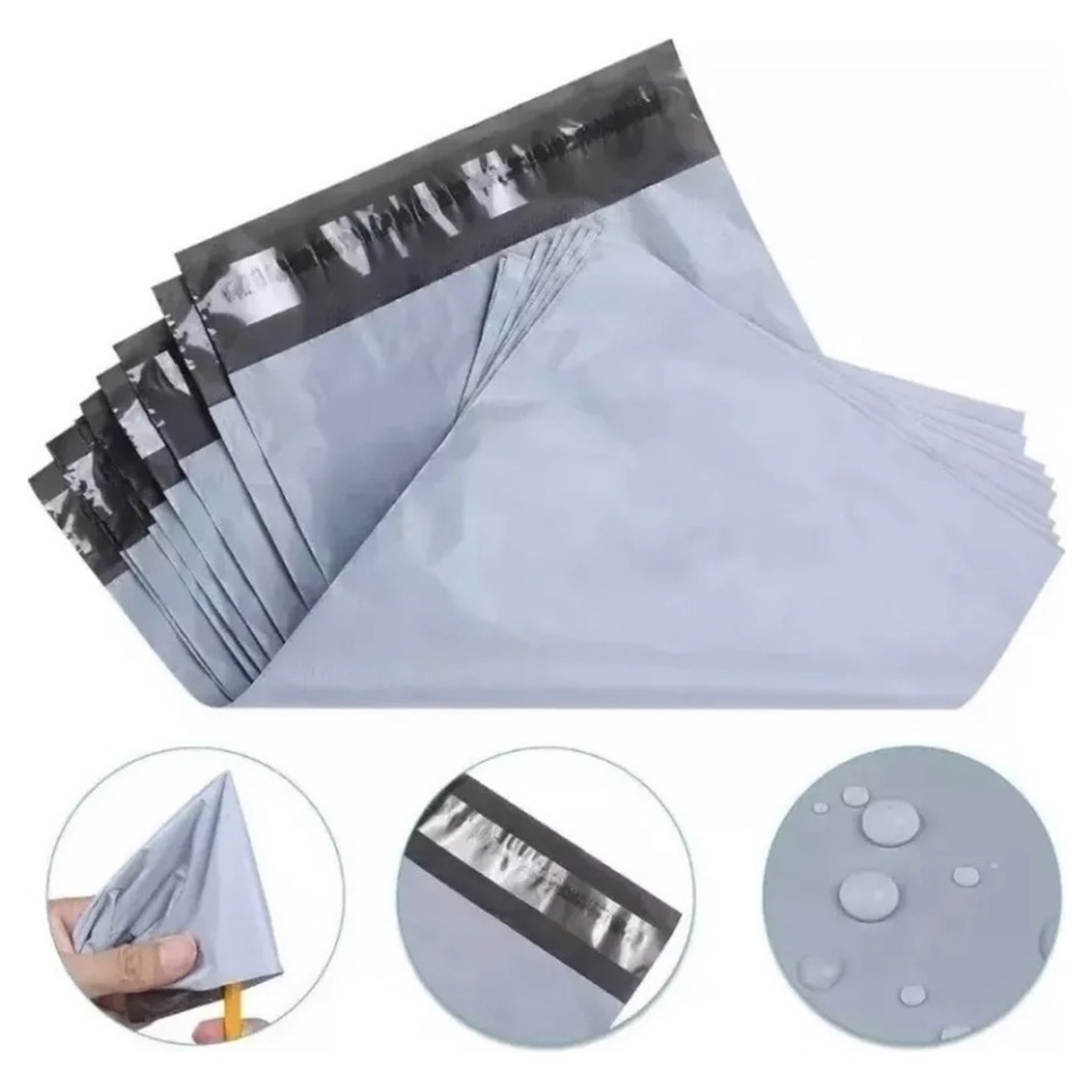 Bolsa envío  delivery autoadhesiva pack 100 unidades 60x80cm 1