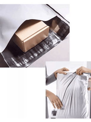 Bolsa envío  delivery autoadhesiva pack 100 unidades 60x80cm