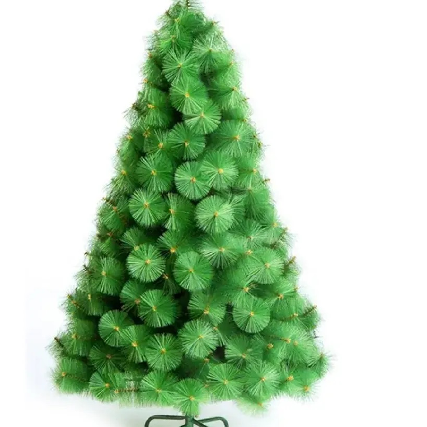Arbol de navidad de ramas verdes tipo aguja de 1.8 metros 1