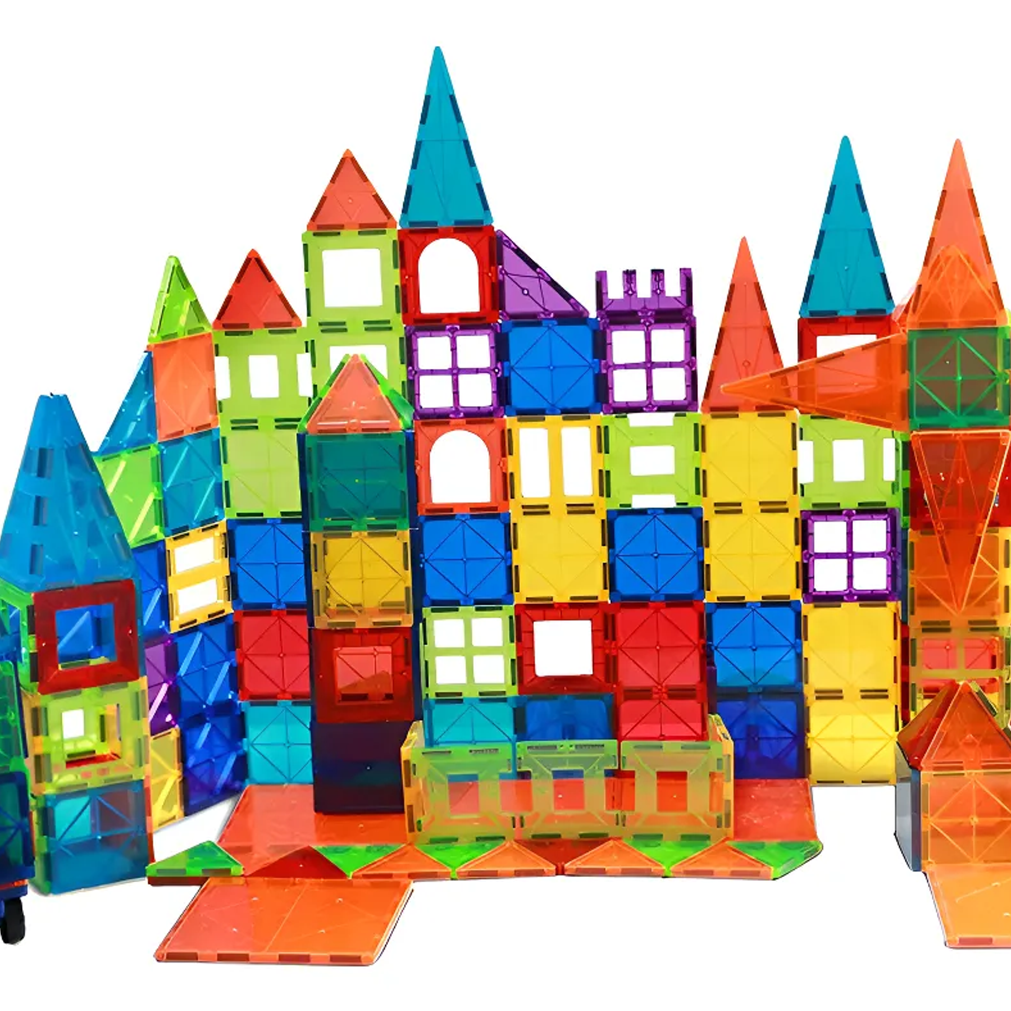 Juego de bloques magneticos didactico infantil 60 piezas 3d 1