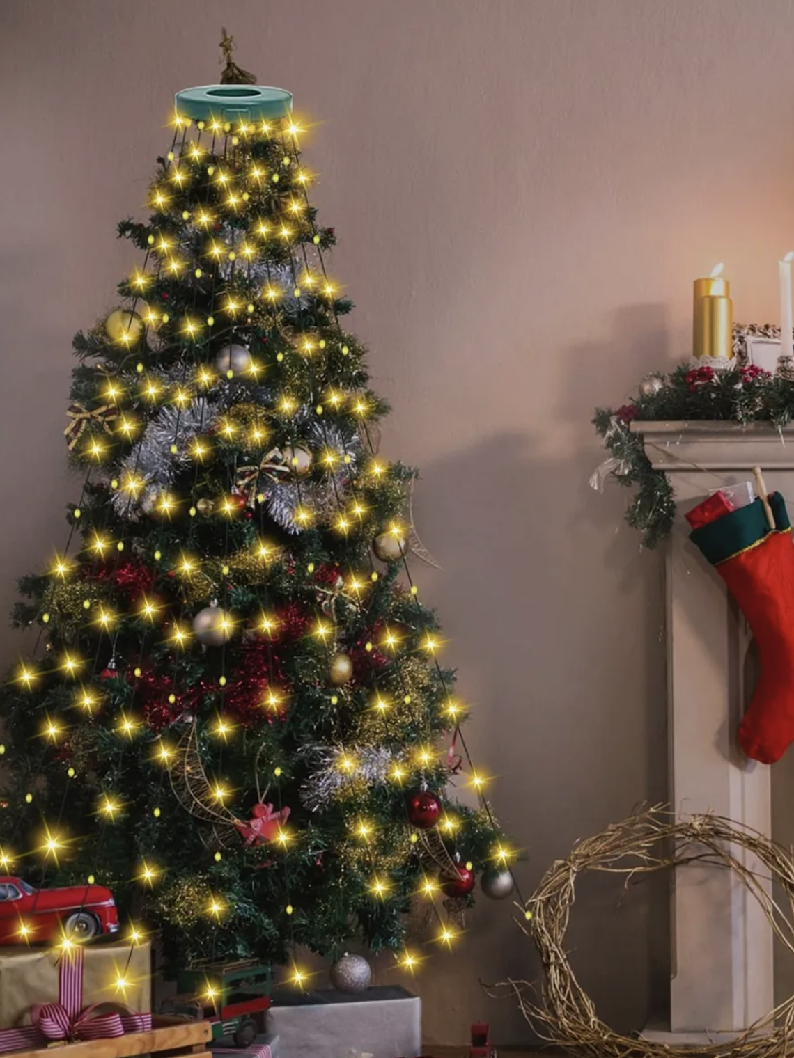 Anillo Cortina para árbol 4