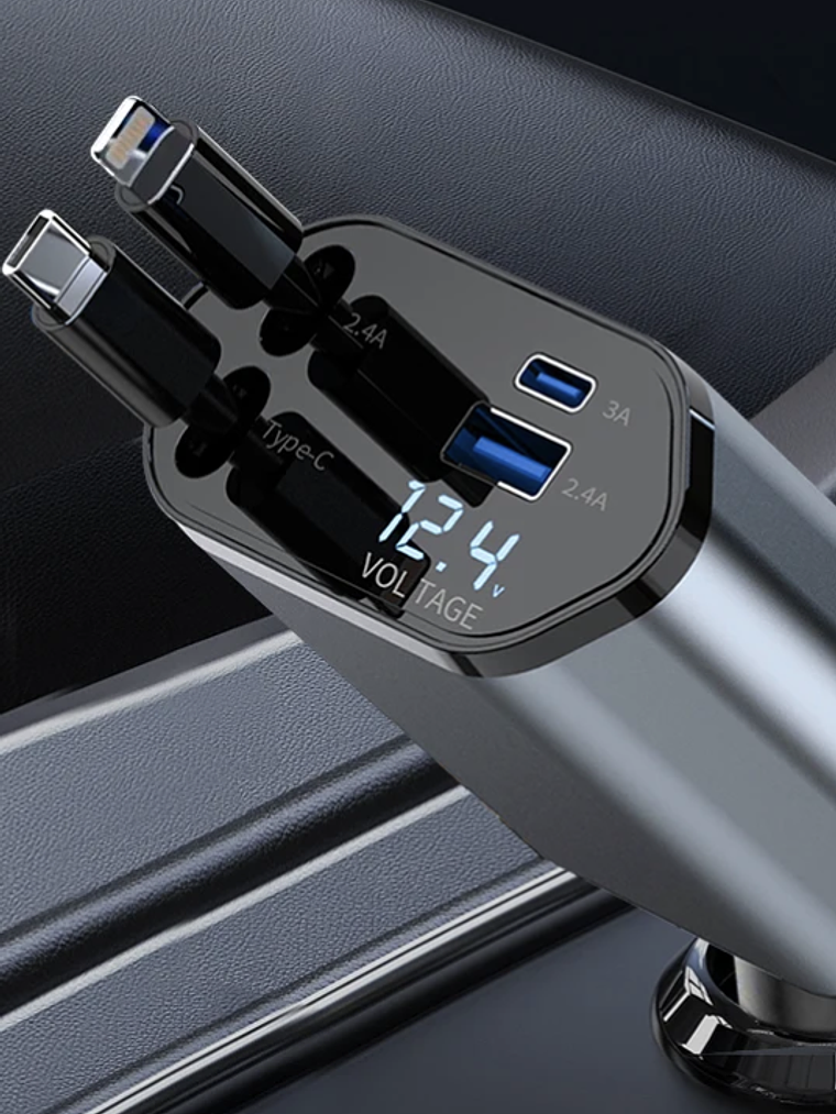 Cargador 4 en 1 coche 3