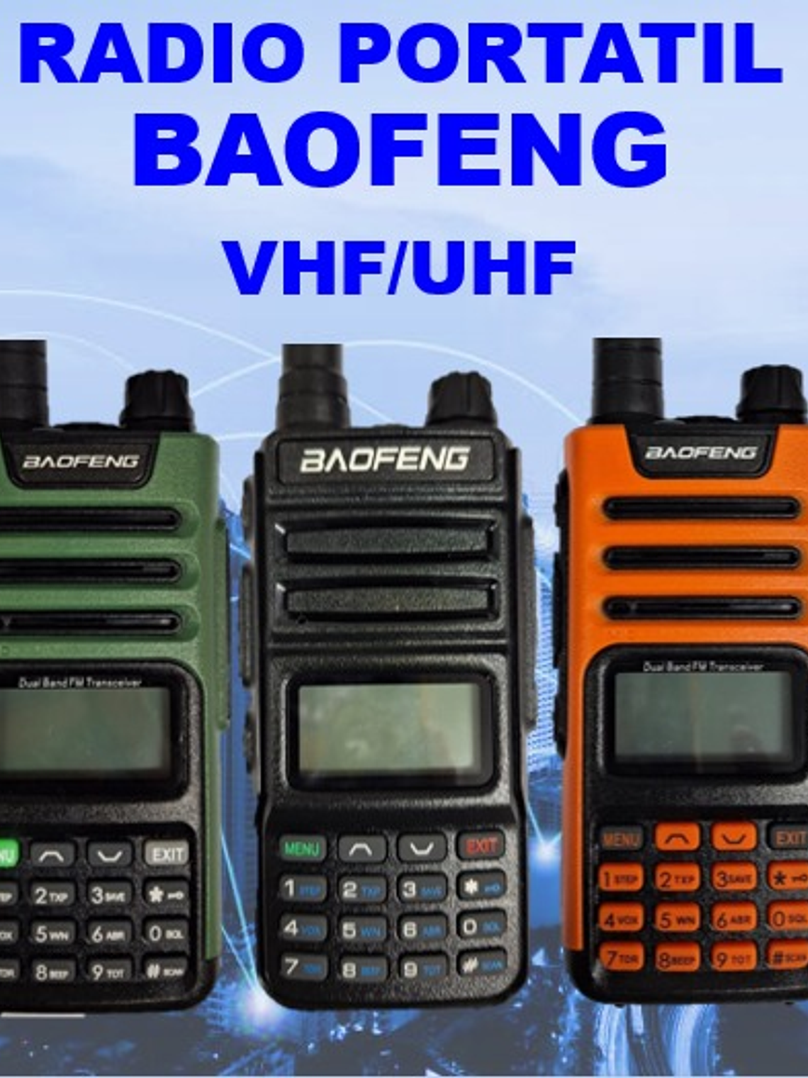 Radio Portátil Baofeng 1