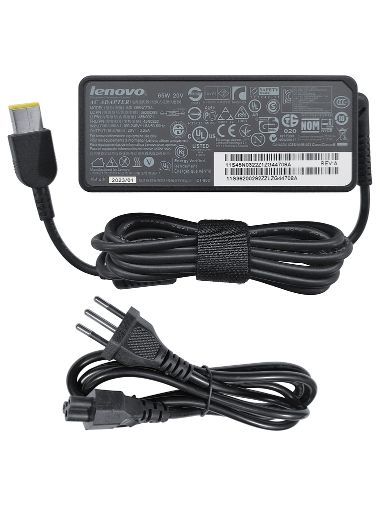 Cargador Original Notebook Lenovo Ideapad 305-15IBD (20V - 3.25A) 1