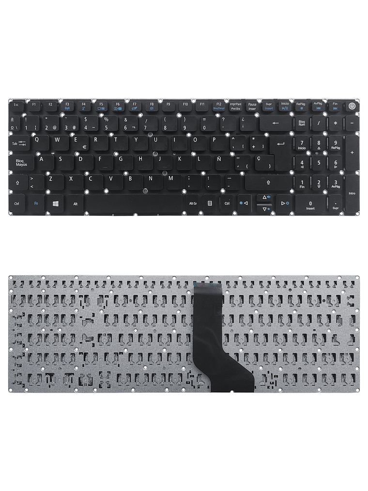 Teclado Notebook Acer Aspire ES 15 ES1-572-32HQ (N16C1) 1
