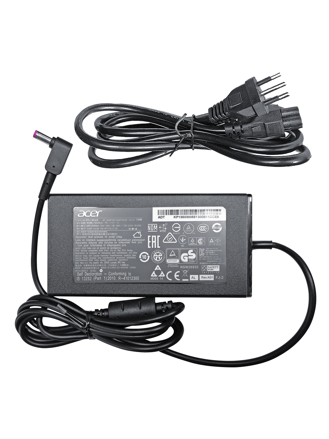 Cargador Original Notebook Acer Nitro 5 AN515-52-51RW+ (N17C1) 1