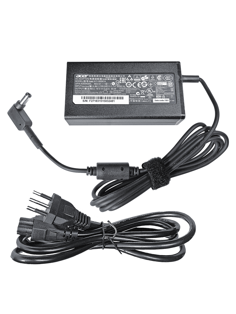 Cargador Original Notebook Acer Aspire 5 A515-51G (N17C4) (19V - 3.42A) 1