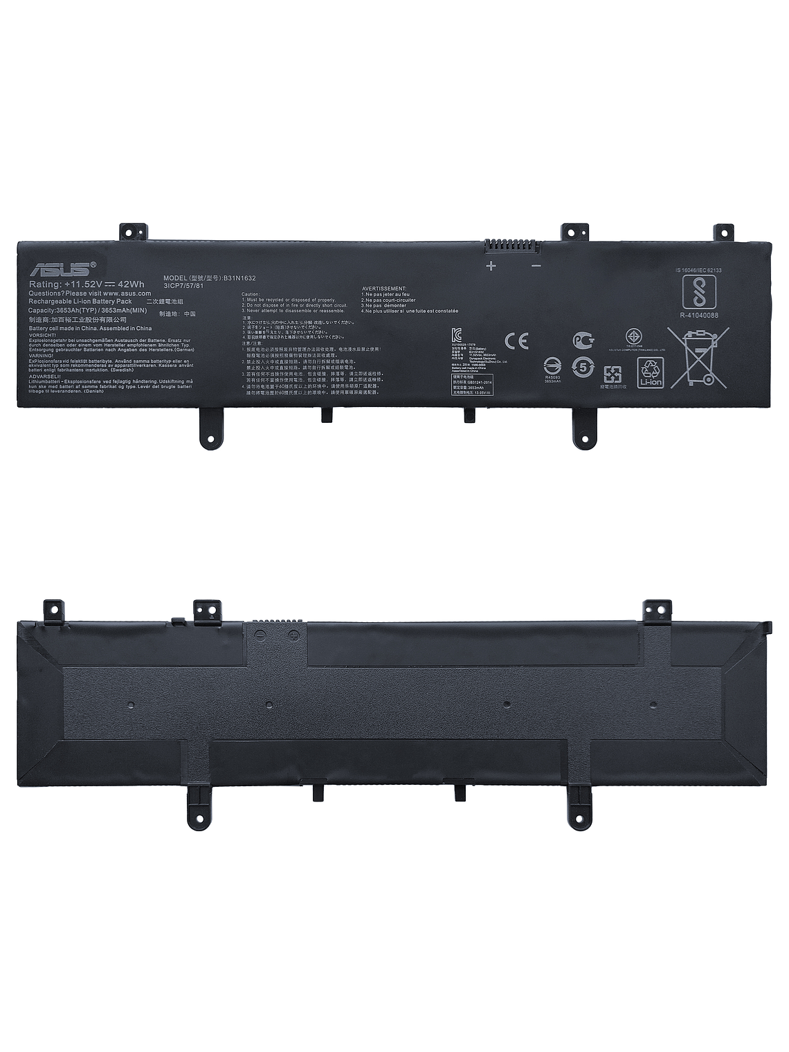 Batería Original Notebook Asus VivoBook X405U 1