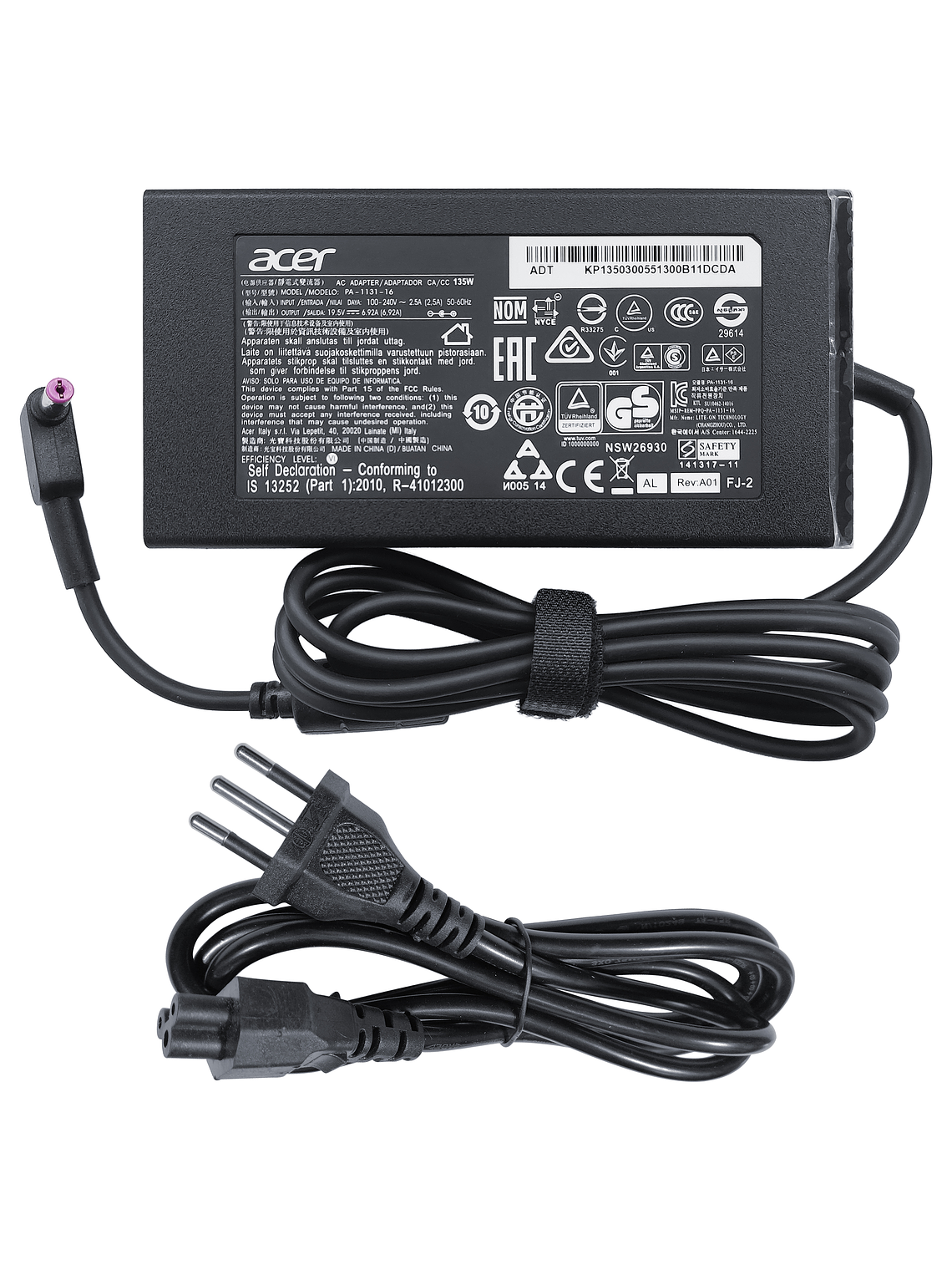 Cargador Original Notebook Acer Nitro 5 AN515-55 (N20C1) (19.5V - 6.92A) 1