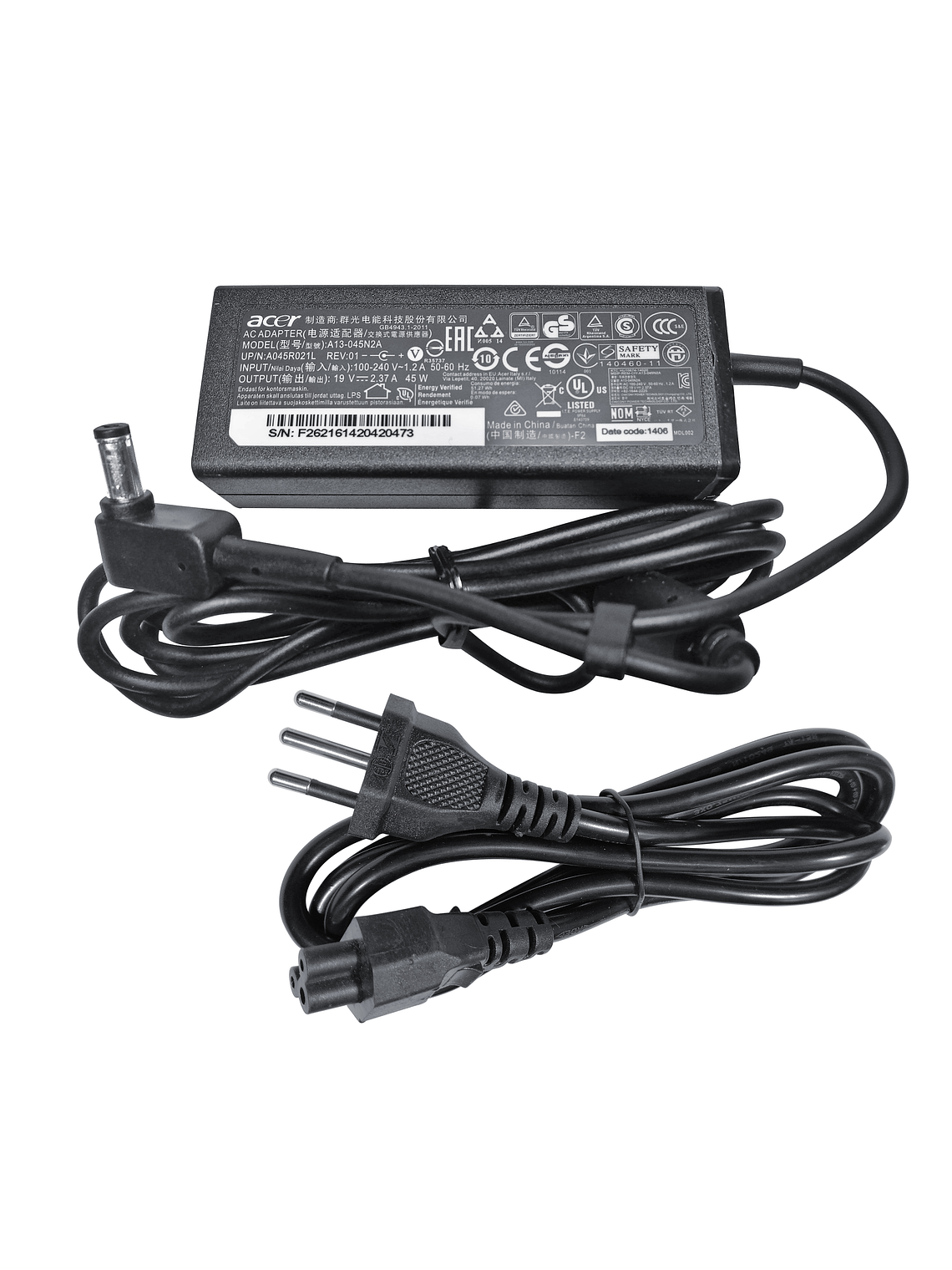 Cargador Original Notebook Acer Aspire V5-122P-0896 (MS2377) 1