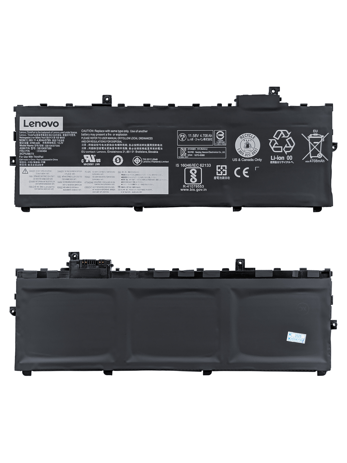 Batería Original Notebook Lenovo ThinkPad X1 Carbon Gen 6 1