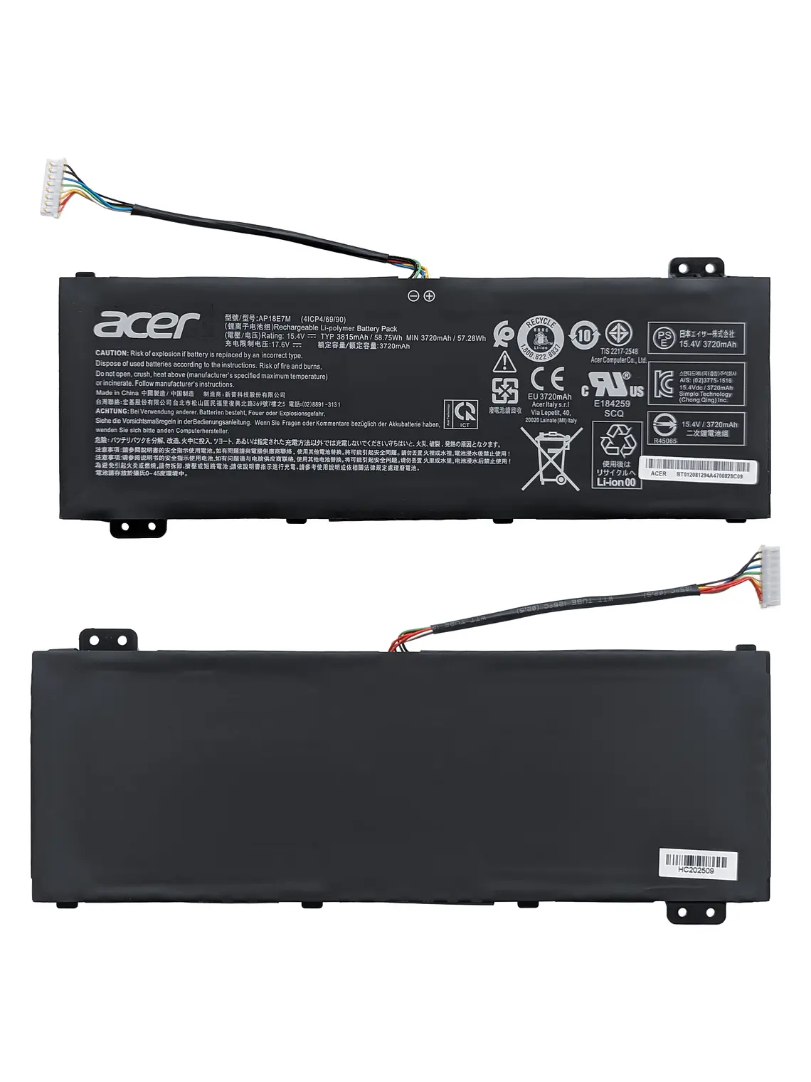 Batería Original Notebook Acer Nitro 5 AN515-57 (N20C1) 1