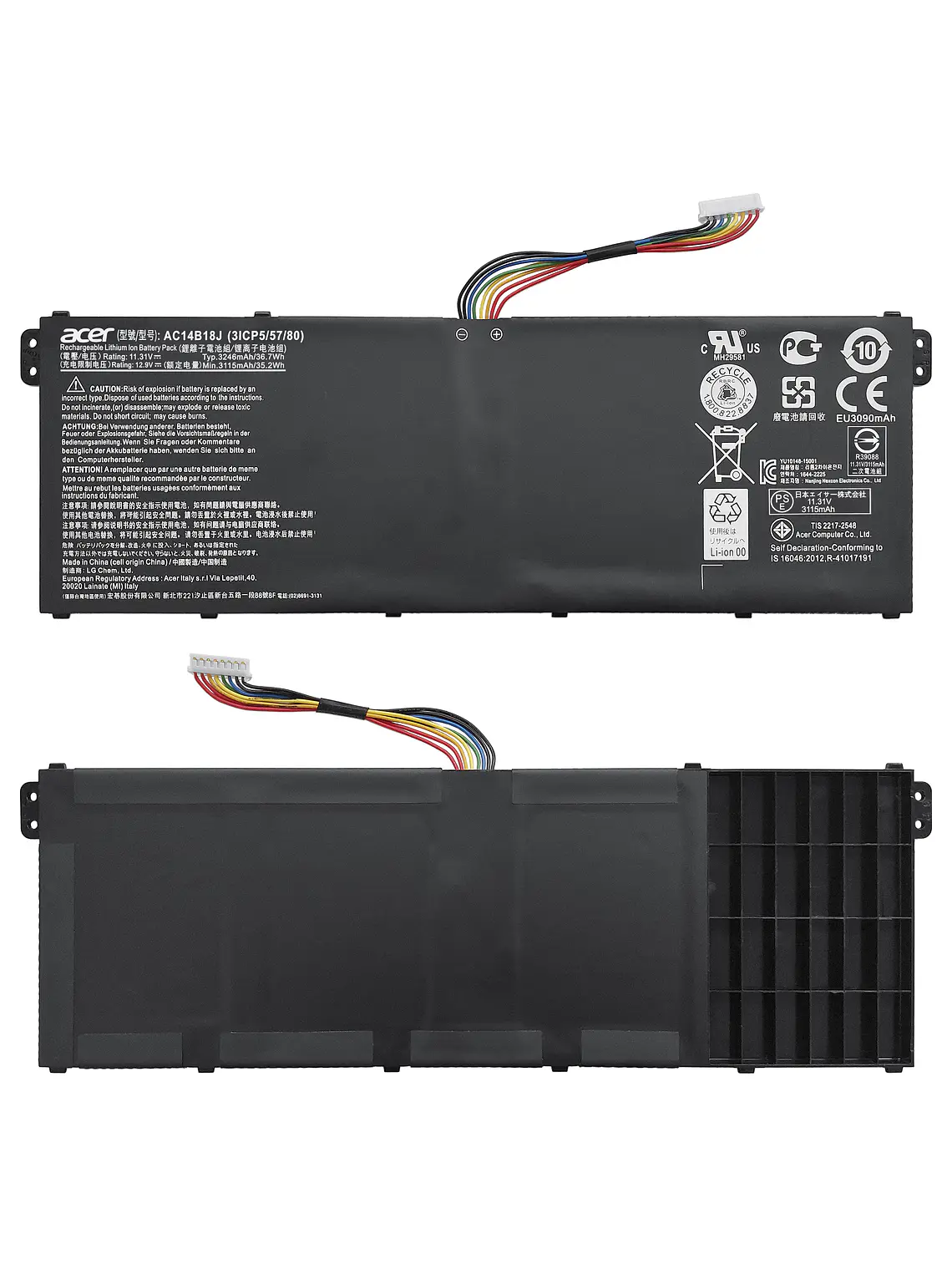 Batería Original Notebook Acer Aspire 3 A315-42-R0W1 (N19C1) (AC14B18J) 1