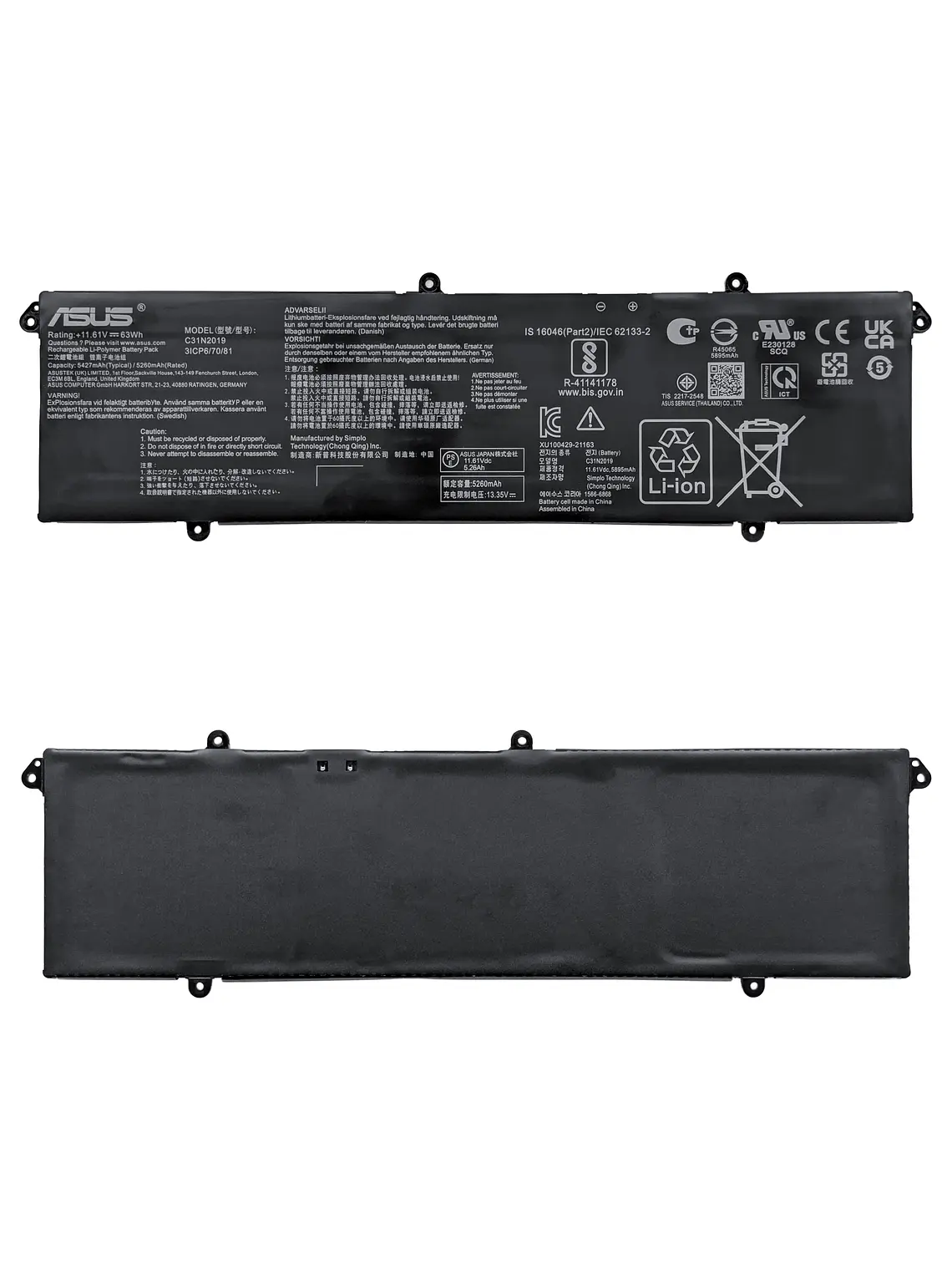 Batería Original Notebook Asus VivoBook Pro 15 OLED K3500P 1