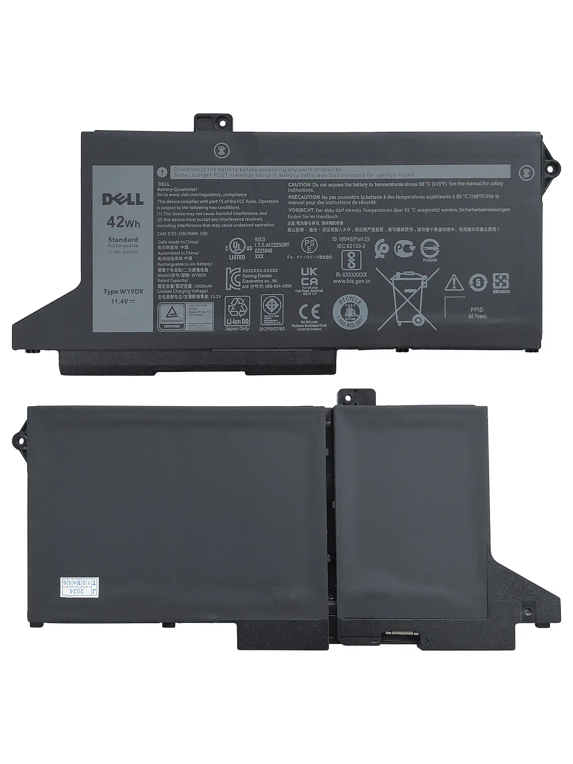 Batería Original Notebook Dell Latitude 14 5420 (WY9DX) 1