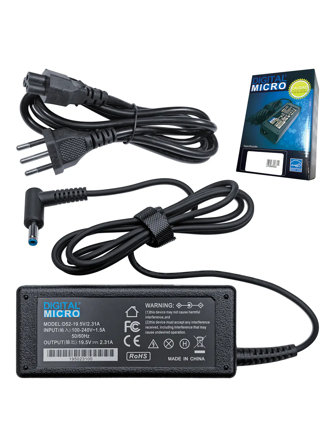 Cargador Alternativo Notebook HP EliteBook 840 G4 (19.5V - 2.31A) 1