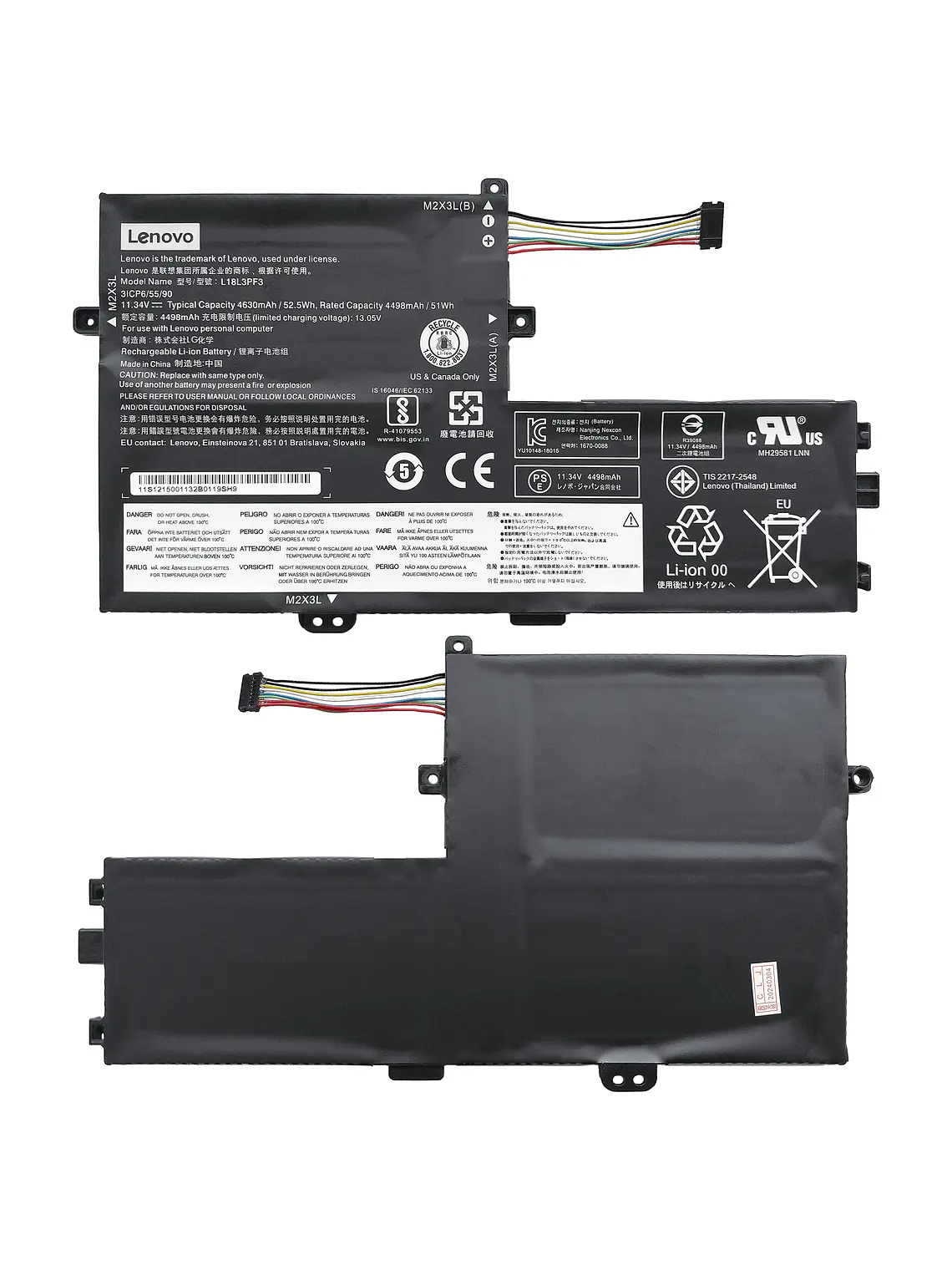 Batería Original Notebook Lenovo Ideapad S340-15IIL (L18L3PF3) 1