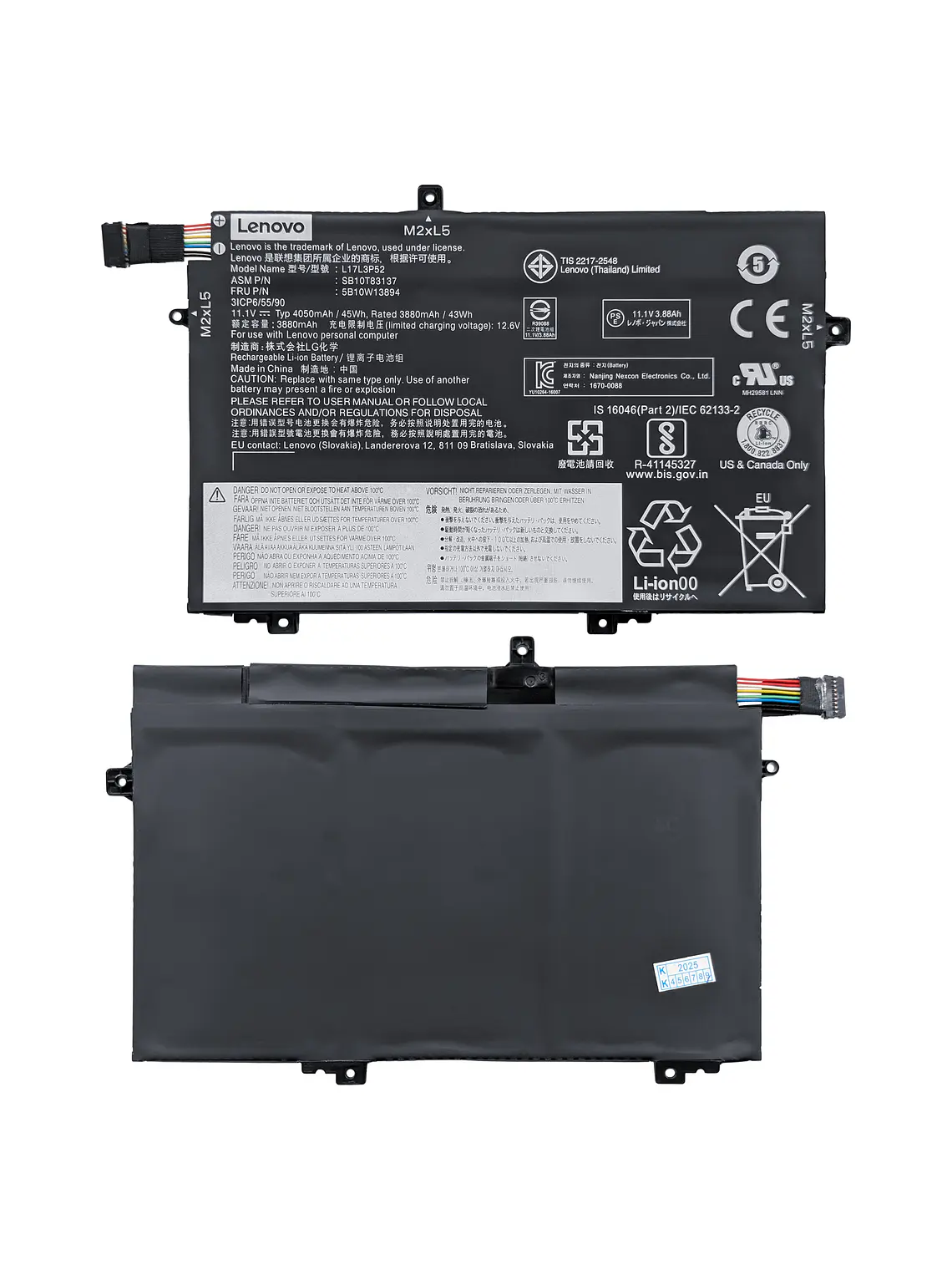 Batería Original Notebook Lenovo ThinkPad L14 Gen 2 1