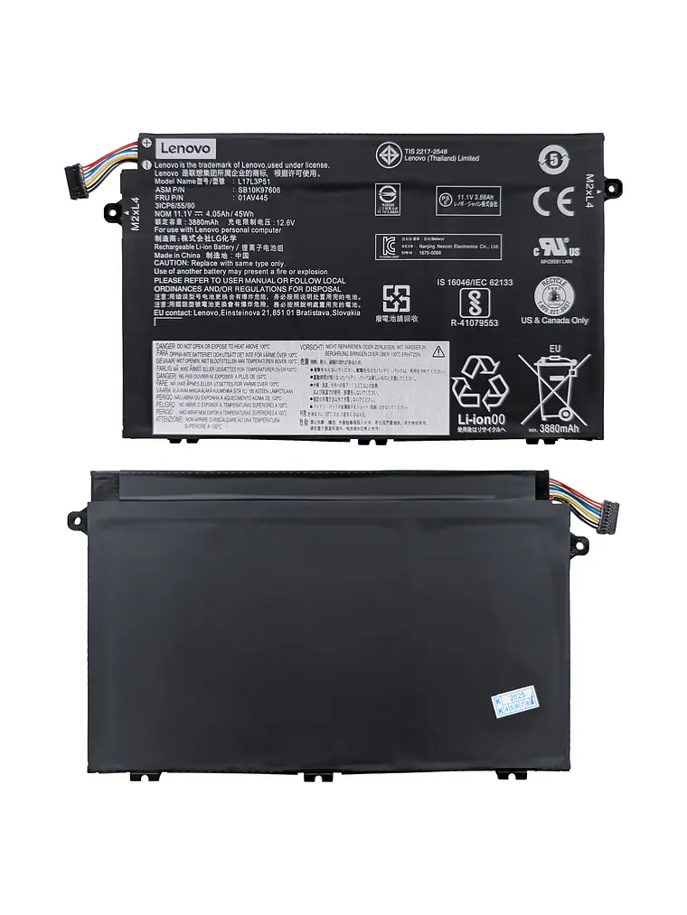 Batería Original Notebook Lenovo ThinkPad E580 1