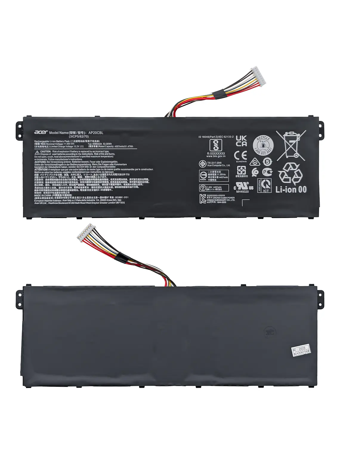 Batería Original Notebook Acer Aspire 3 A315-56 (N19C1) (AP20CBL) 1