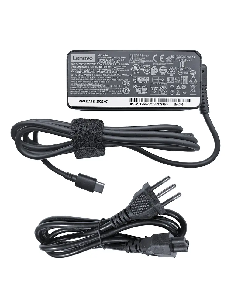 Cargador Original Notebook Lenovo ThinkPad L14 Gen 2 (20V - 2.25A) 1