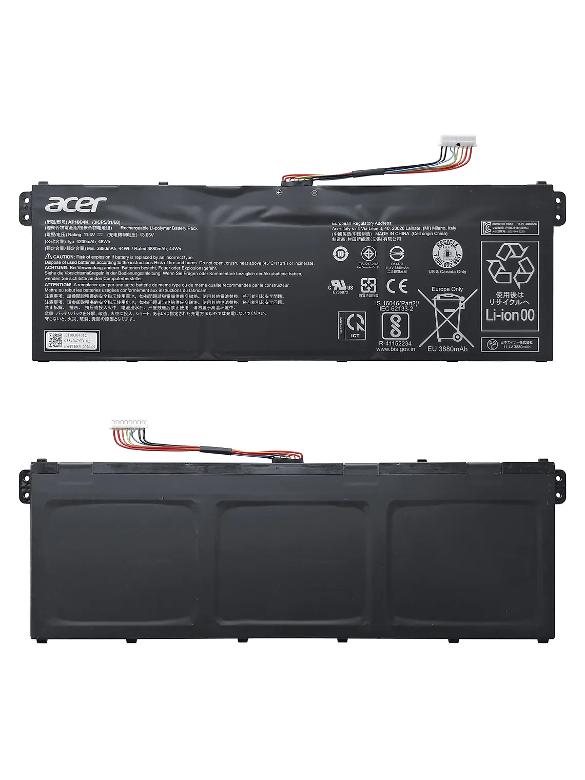 Batería Original Notebook Acer Aspire 5 A514-52-37C6 (N19H2) 1