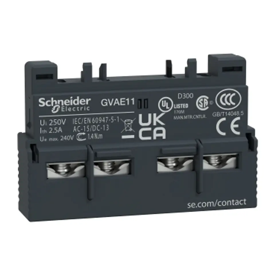 Contacto Auxiliar Frontal 1Na+1Nc modelo GVAE11 1